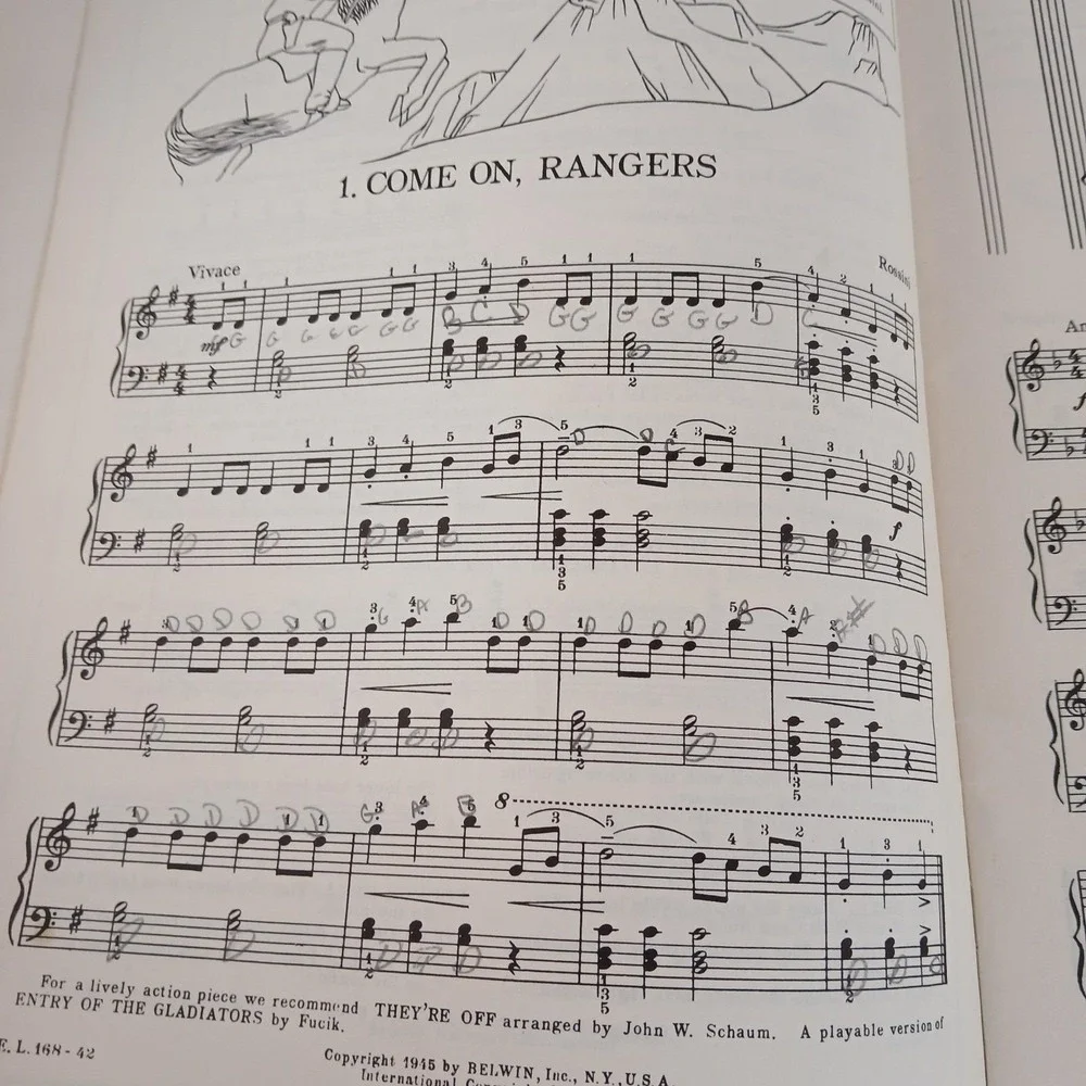 John W. Schaum Popular Piano Pieces: C -- The Purple Book